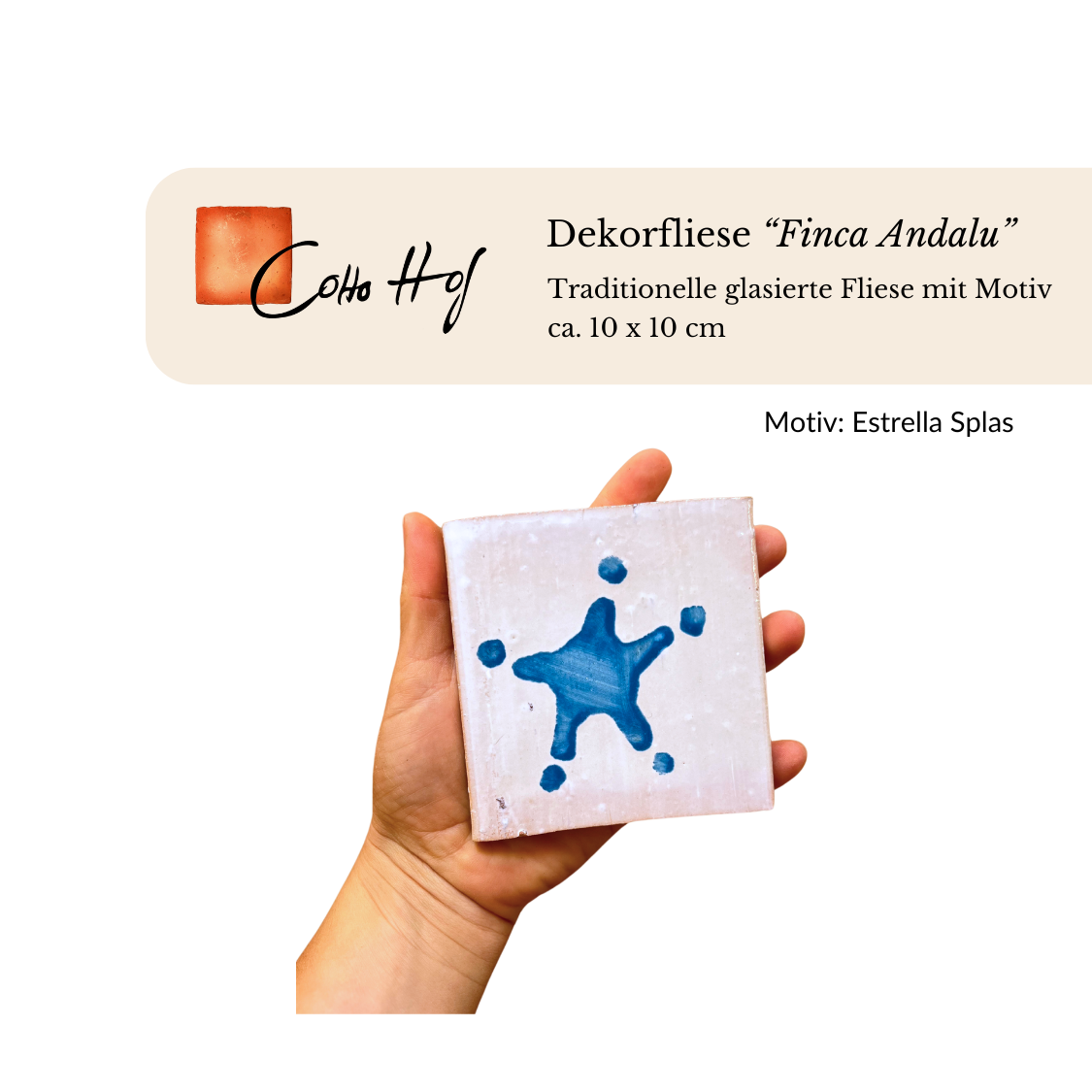 Dekorfliese "Finca Andalu"