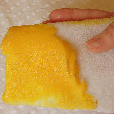 Cotto Hof Festwachs - braun, orange, gelb, farblos