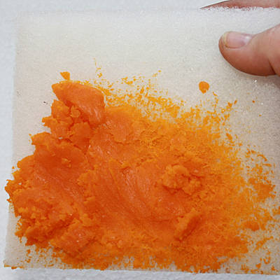 Cotto Hof Festwachs - braun, orange, gelb, farblos