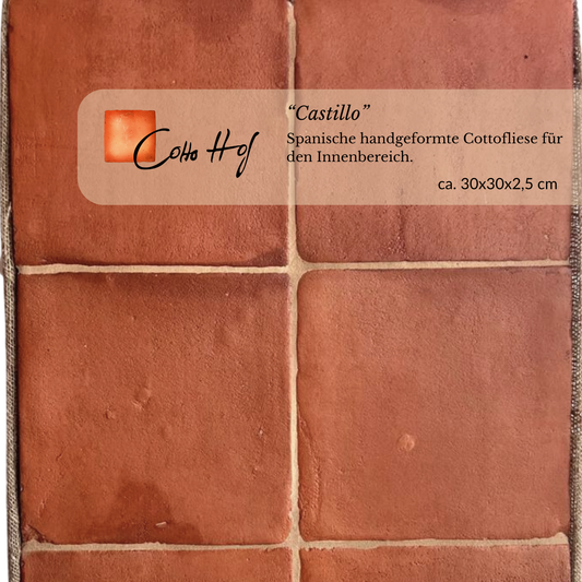 Castillo Rojo 30x30 cm